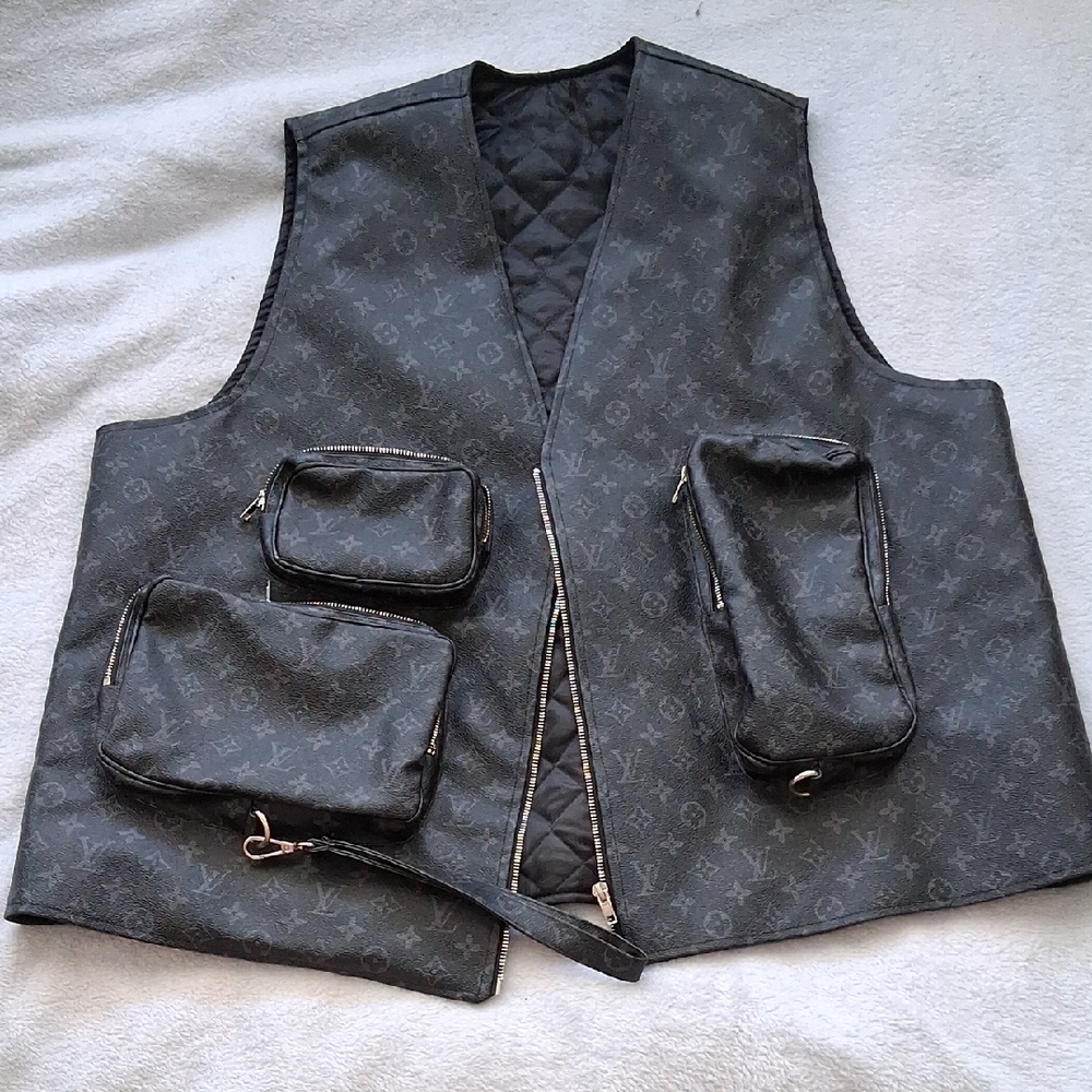 Louis Vuitton Charcoal Monogram Vest